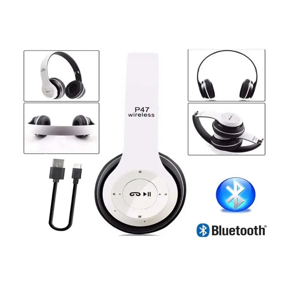 P47 Wireless Bluetooth Stereo Headphones